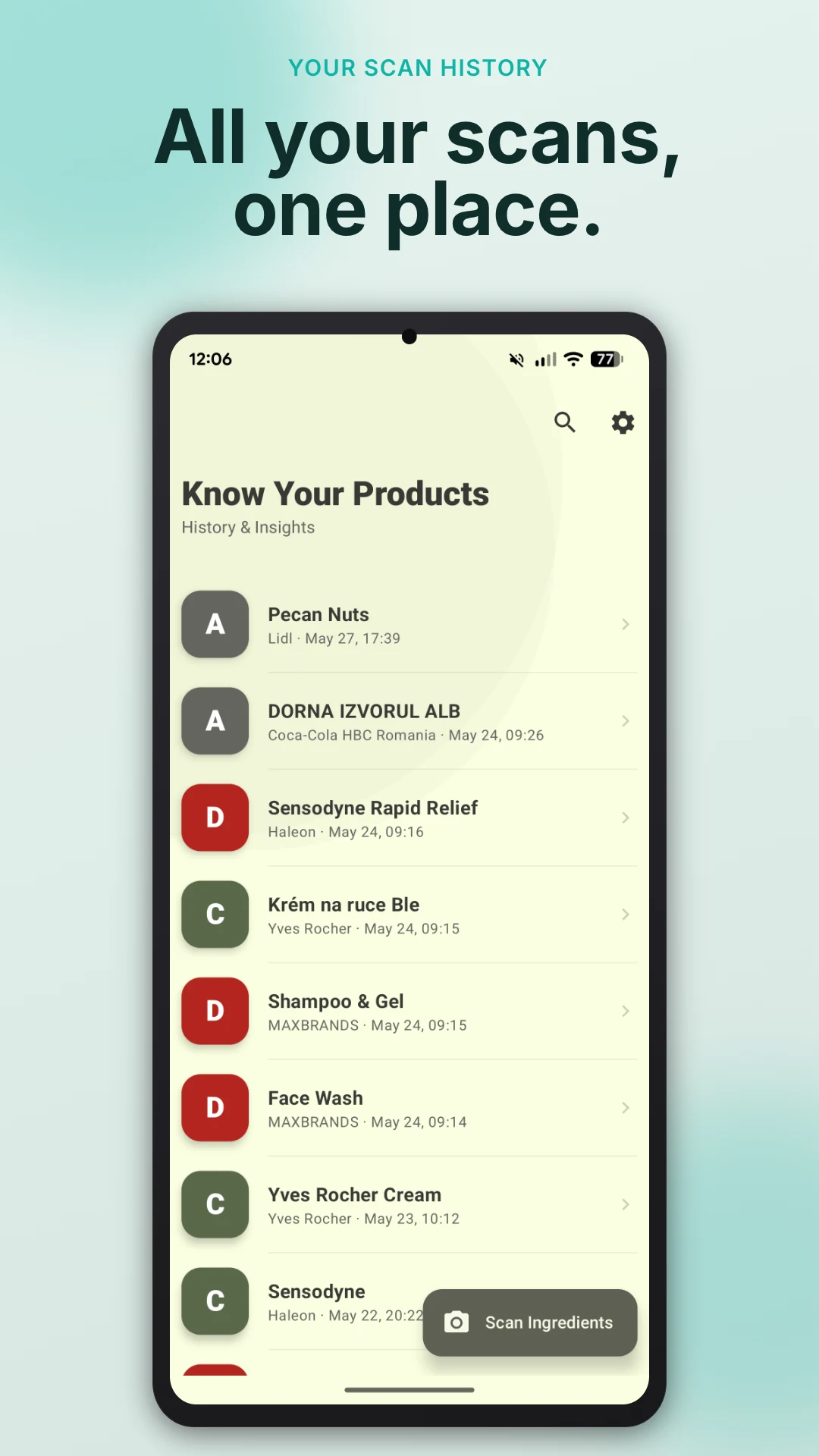 Toxly: Ingredient Scanner screenshot