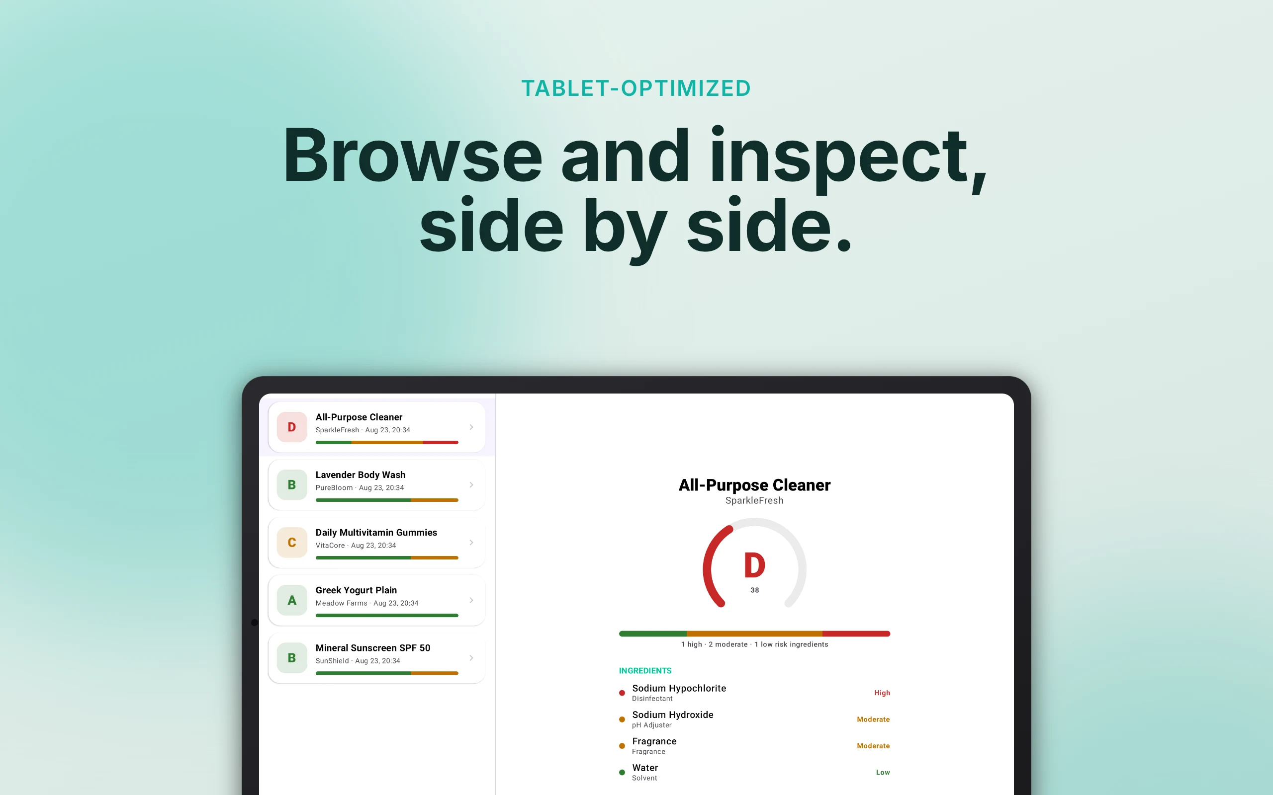 Toxly: Ingredient Scanner screenshot