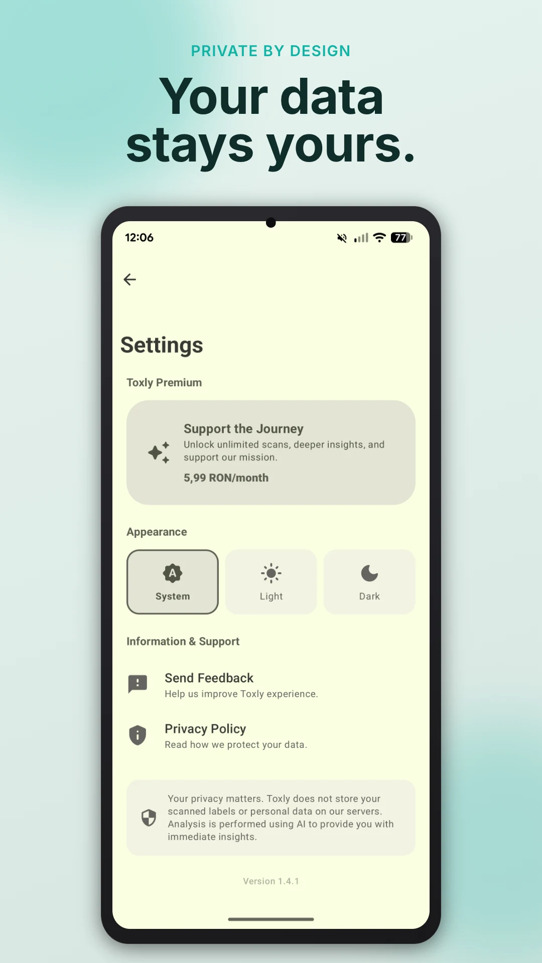 Toxly: Ingredient Scanner screenshot
